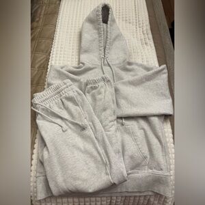 Tna sweatsuit -Heather cloud white